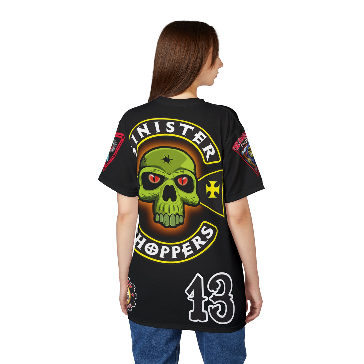 Sinister Choppers - BAD in BLACK Super Tee - Spectacular Custom Motorcycle Riding Gear