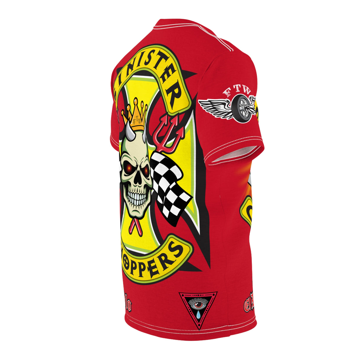 Sinister Choppers HiViz Super Tee - Custom Designed Motorcycle Riding Gear