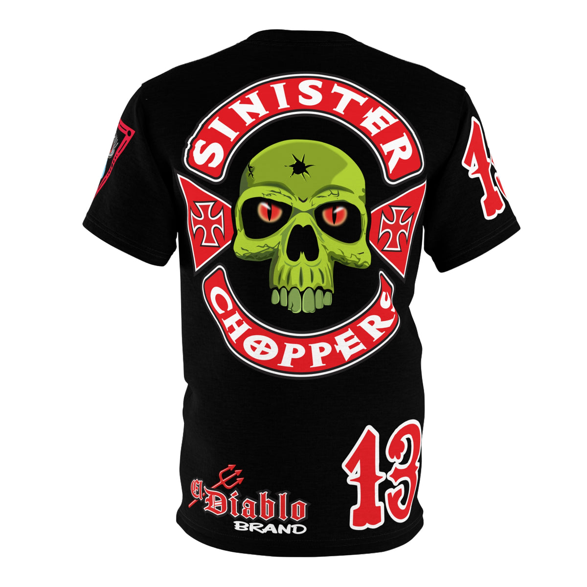 SRT Sinister Choppers  Super Tee - Clean, Beautiful, Design - Outrageous Biker Gear
