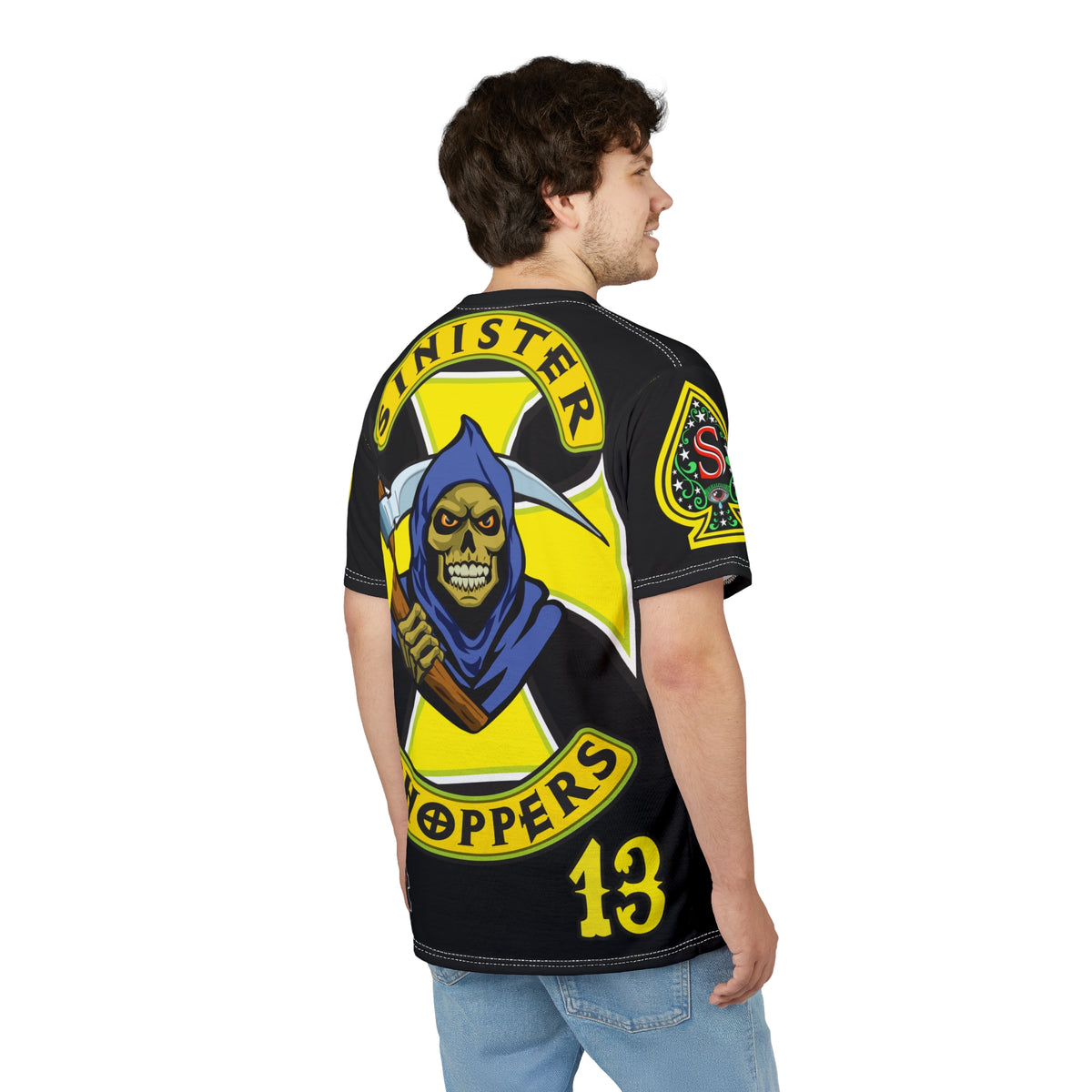 Sinister Choppers Custom Motorcycles -  HiViz Custom Reaper Super Tee - High Performance Riding Wear