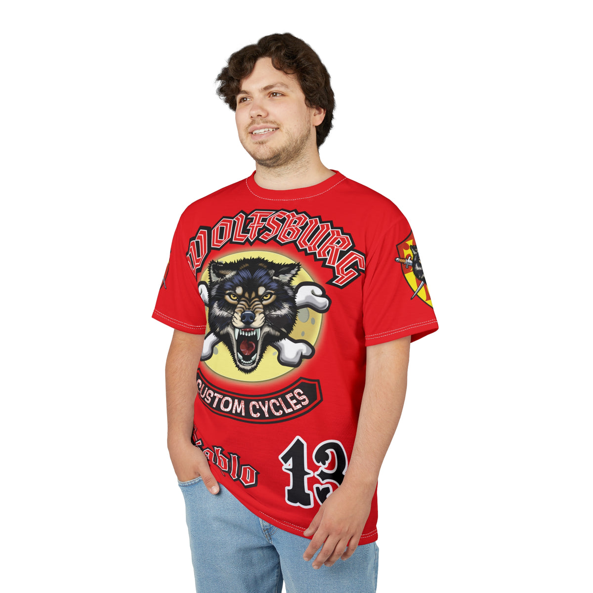 Wolfsburg Custom Cycles HiViz, High Performance, Ultimate Comfort. Motorcycle Super Tee