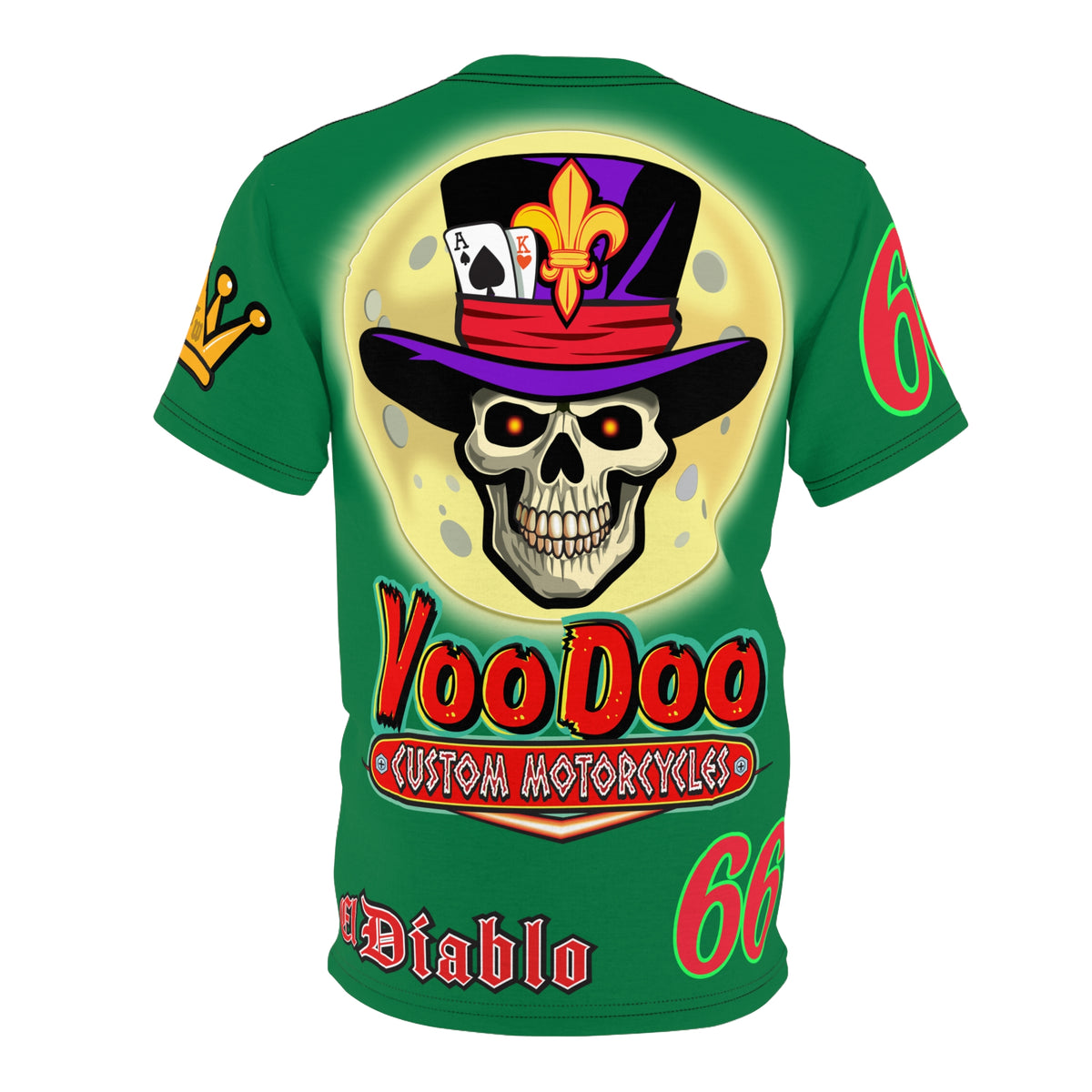 VooDoo Custom Motorcycles  Unisex Super Tee - High Performance Riding Gear