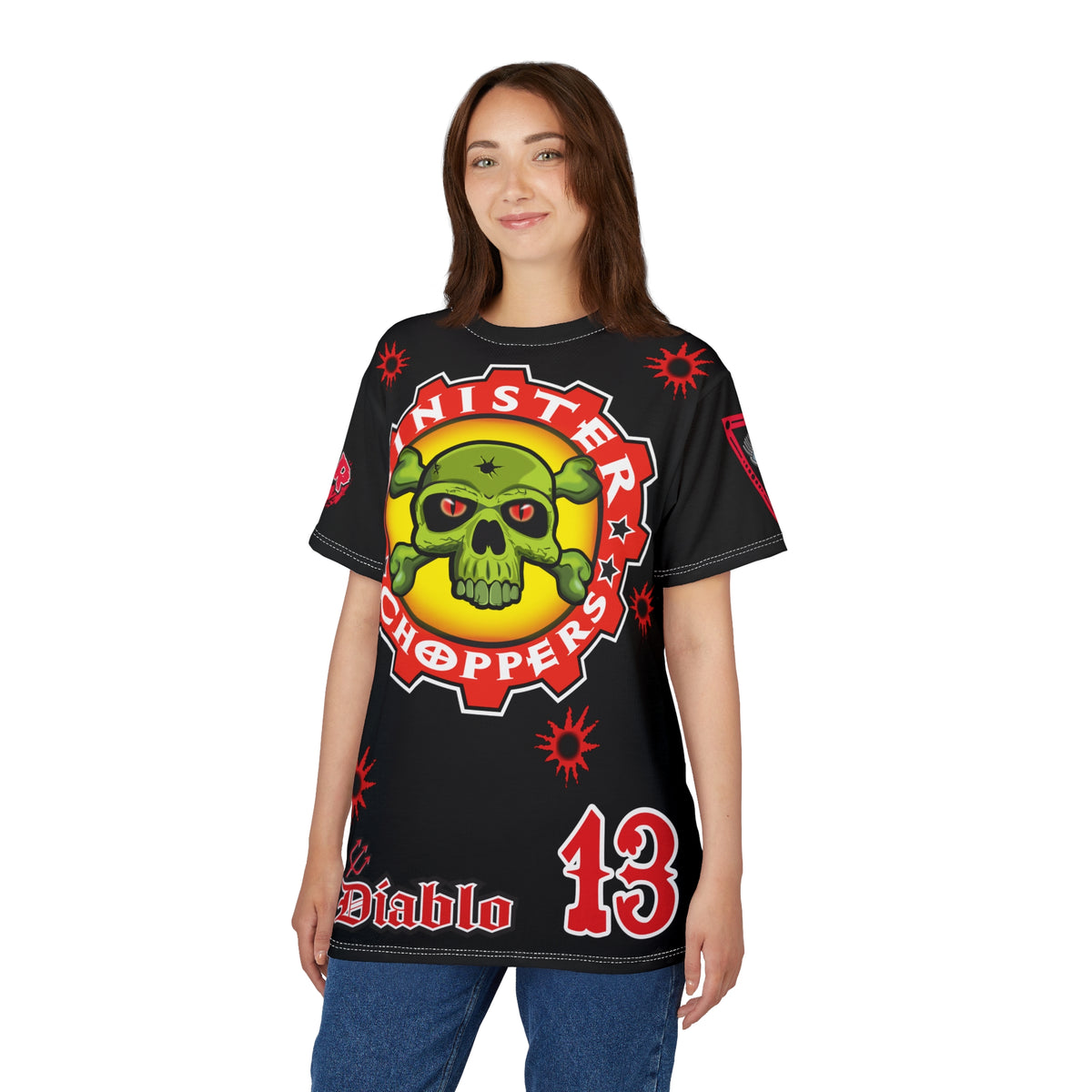 Sinister Choppers HiViz Bad Attitude Super Tee