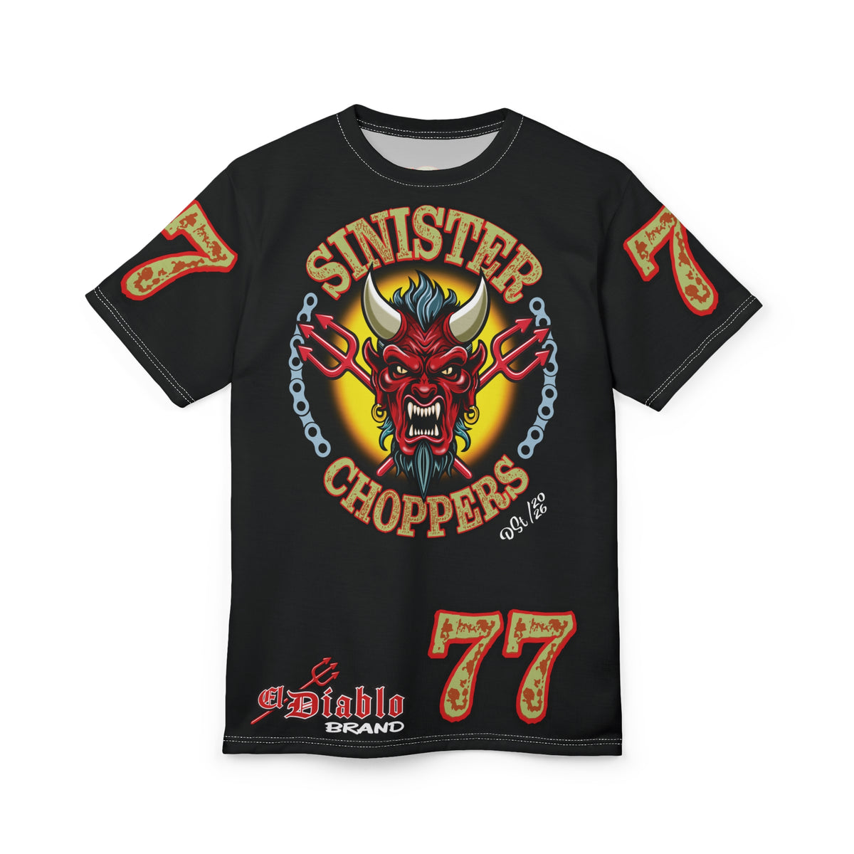 Sinister Choppers BIG D SPECIAL SUPER T— Ride Cool Look Cool in our Best Super Tee