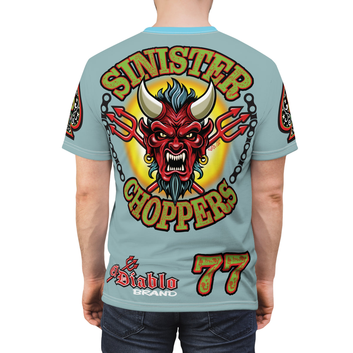 Sinister Choppers OUTRAGEOUS SPECIAL EDITION SUPER TEE— Ride Cool, Look Cool in our Best Super Tee