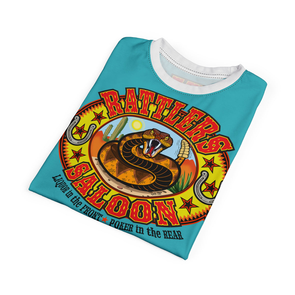 Rattlers Saloon  SUPER TEE — Vintage Biker 66 Graphic Shirt