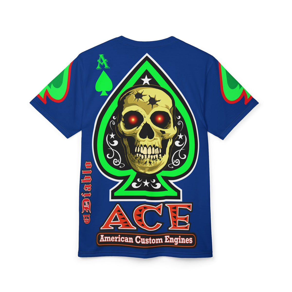 SRT American Custom Engines ACE - Special Double Tap  Ace of Spades High Visibility Graphics