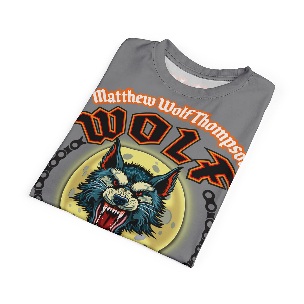 MWT Wolf Custom Motorcycles Super Tee — Viciously Cool High Performance Motorcycle Riding Shirt