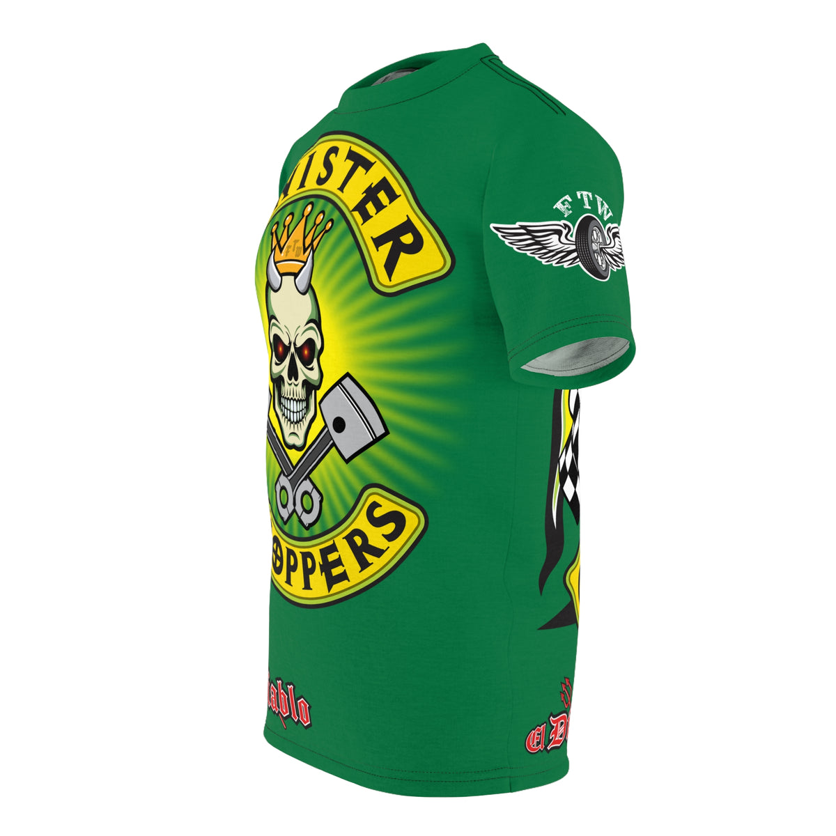 Sinister Choppers HiViz Super Tee - Custom Designed Motorcycle Riding Gear