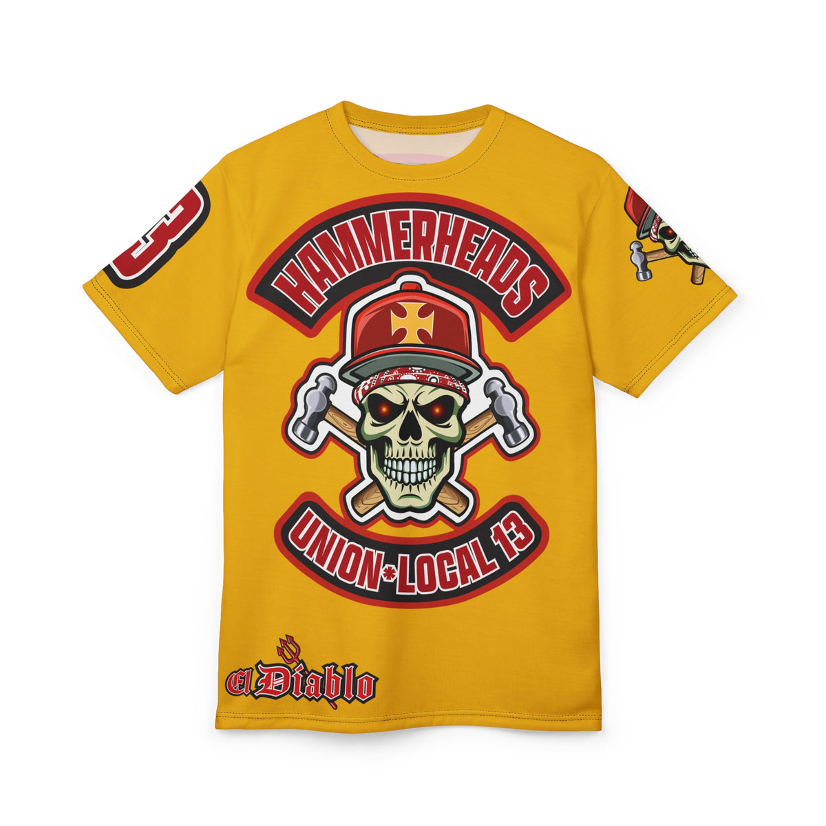 Hammerheads Union Local 13 Skull Graphic Tee