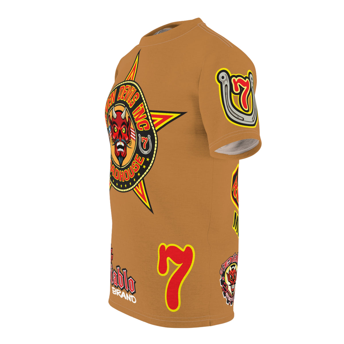 Seven Devils Inc. Roadhouse Graphic Tee - Motorcycle Custom Riding Super Tee