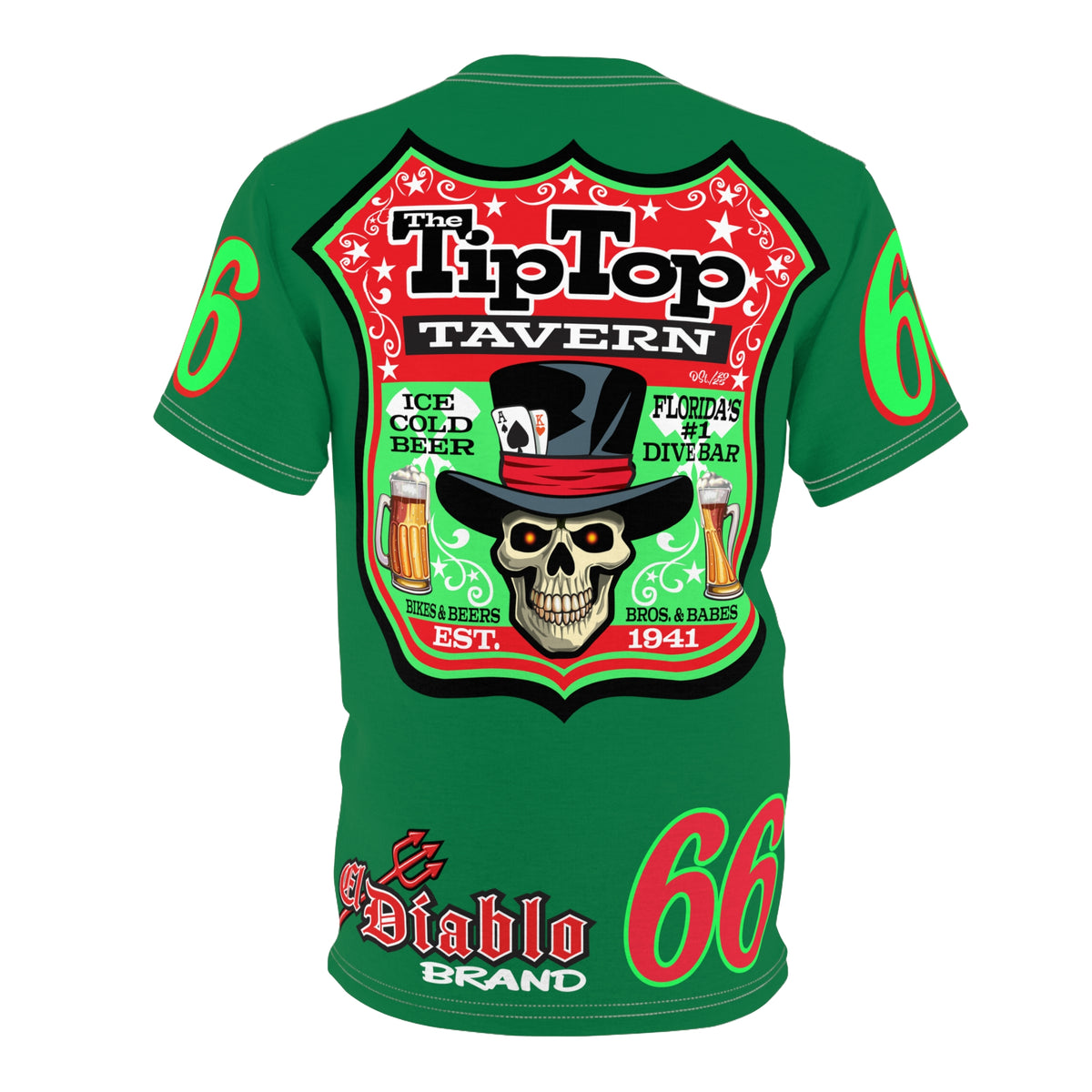 Tip Top Tavern Dive Bar Super Tee - America's Best Dive Bar - Bikes Beers Babes & Bros. -Remembering Jesse Biker Bar Tee