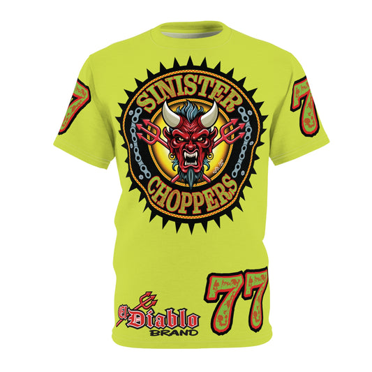 VERY Special HIVIZ Sinister Choppers MR GREEN SUPER T— Ride Cool, Look Cool in our Best Super Tee