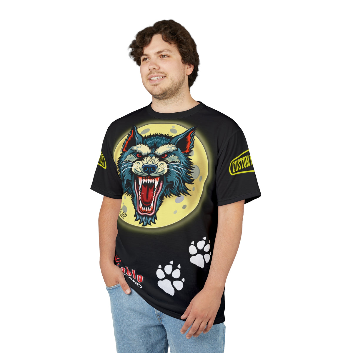MWT Wolf Custom Motorcycles Super Riding Tee — Viciously Cool High Performance Motorcycle Riding Shirt