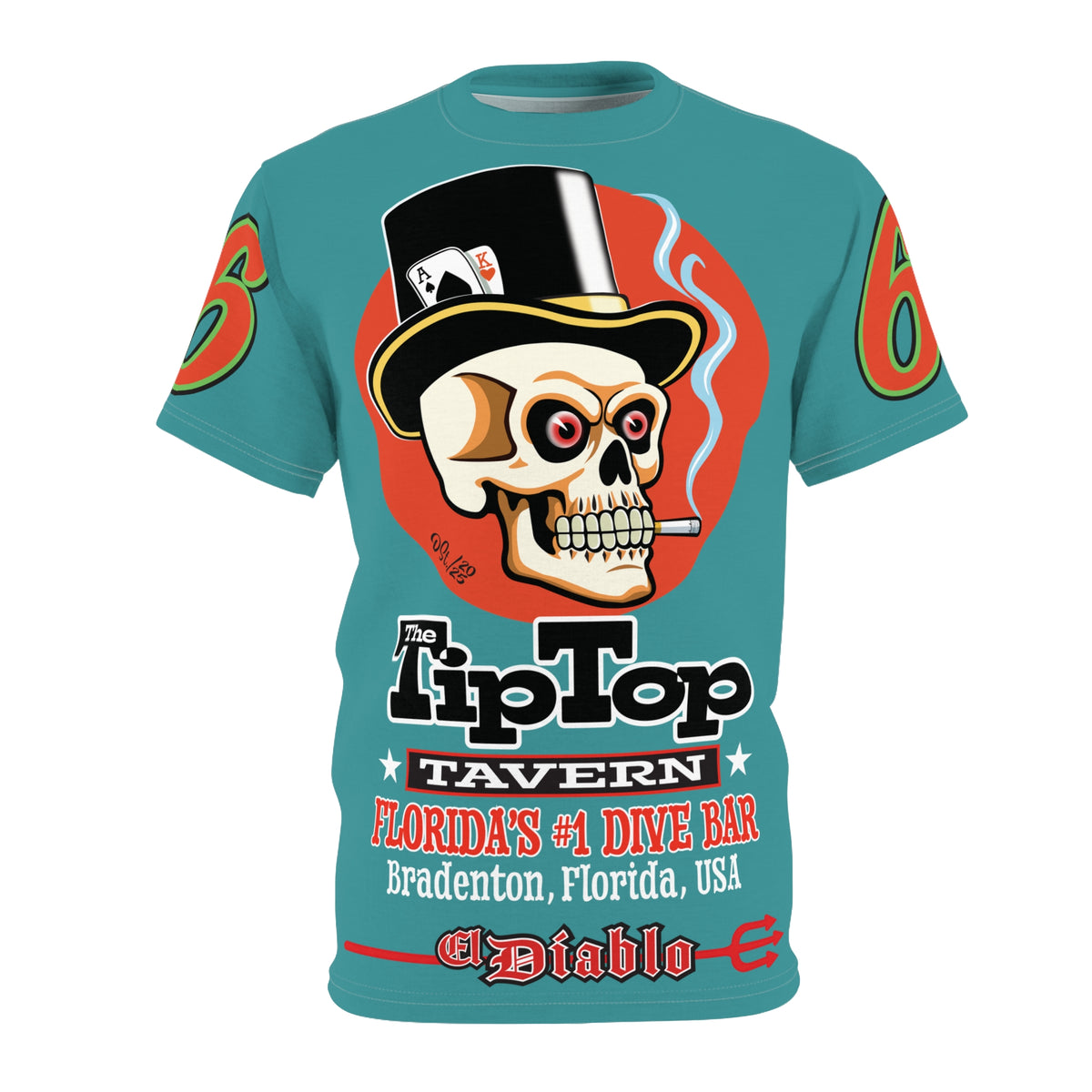 Tip Top Tavern Dive Bar Super Riding Tee - America's Best Dive Bar, Bikes, Beers, Babes & Bros. - Biker Bar Tee