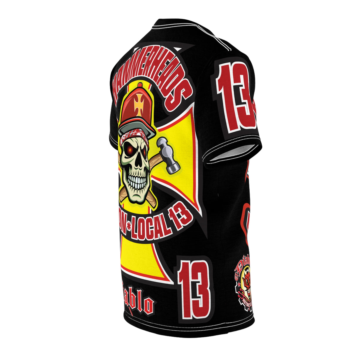 Hammerheads Union Local 13 Super Tee - Rough Tough Bad Attitude Motorcycle Riding Tee