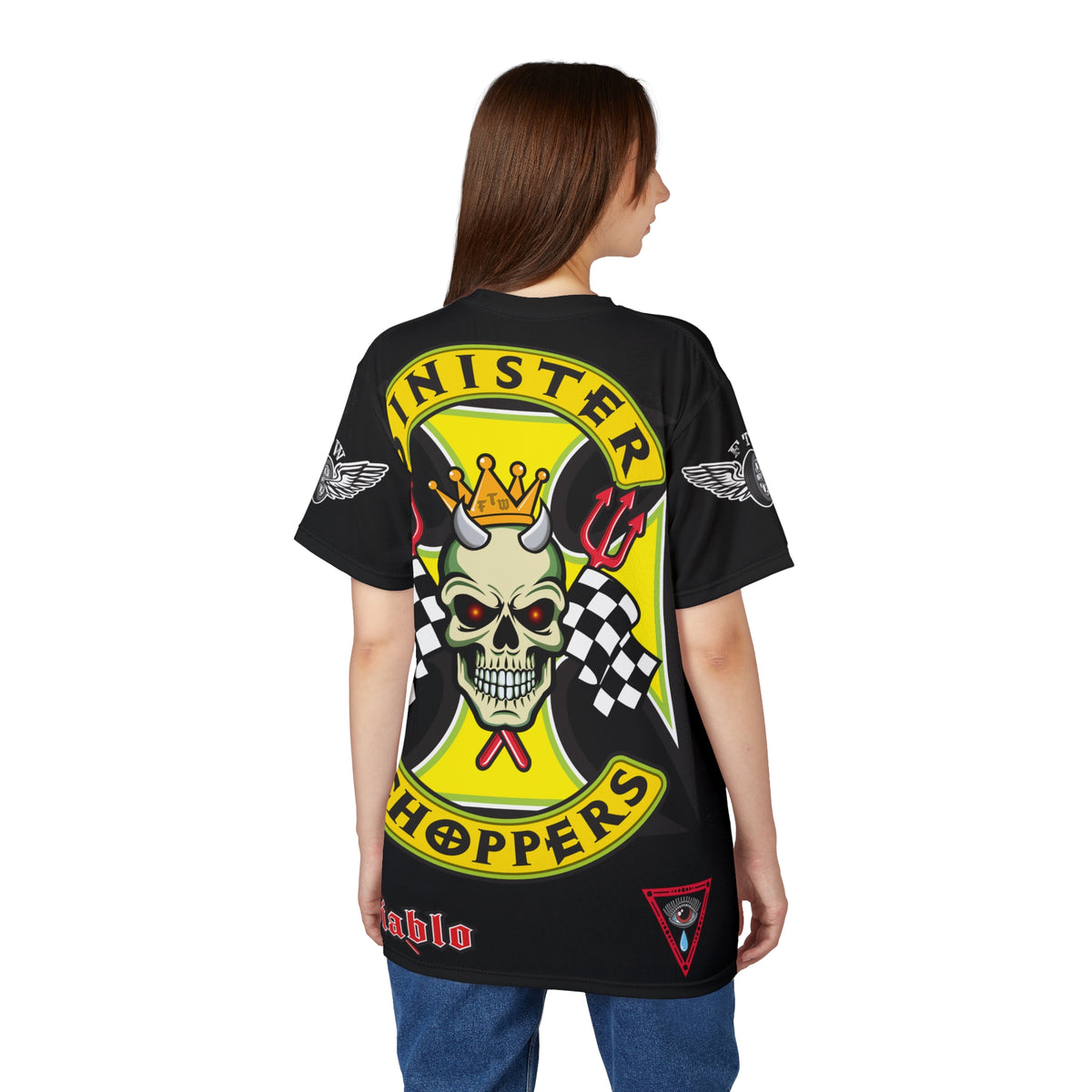 Sinister Choppers HiViz Super Tee - Custom Designed Motorcycle Riding Gear