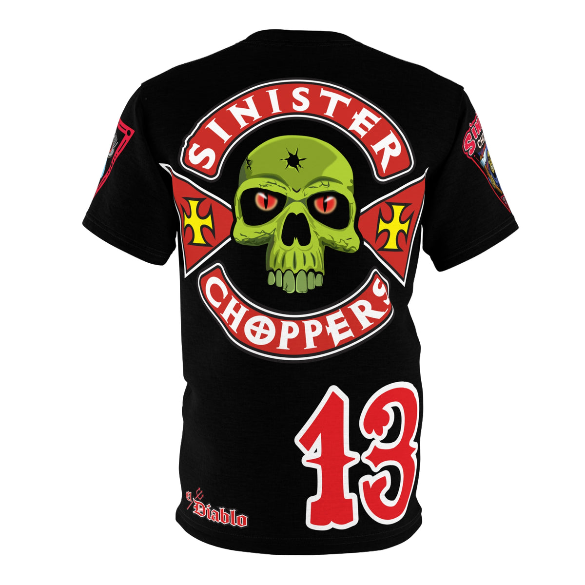 Sinister Choppers Ultimate HiViz Super Tee - Comfort, Performance and HiViz custom design