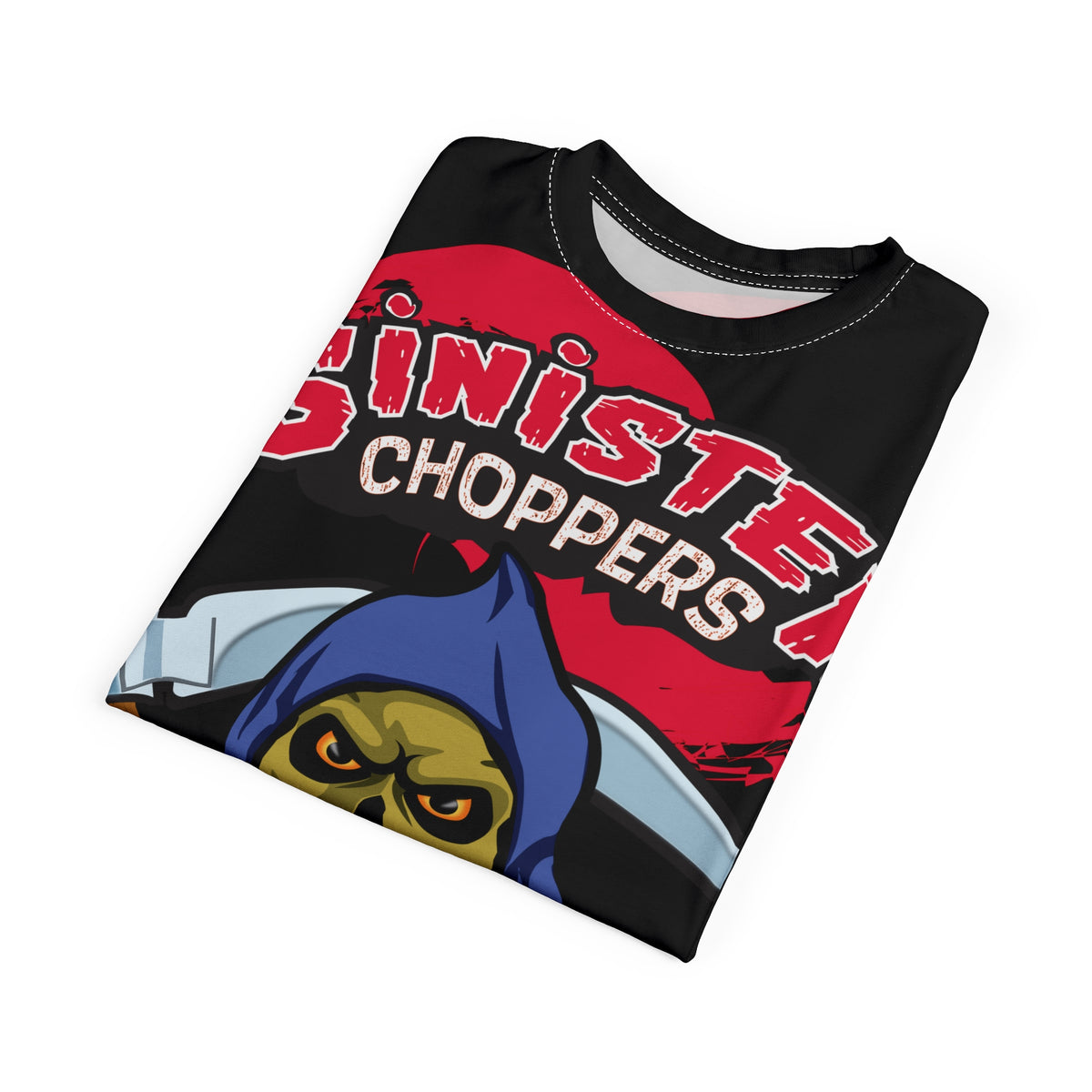 Sinister Choppers HiViz Super Tee - The Dark Reaper Rides Again !!!!