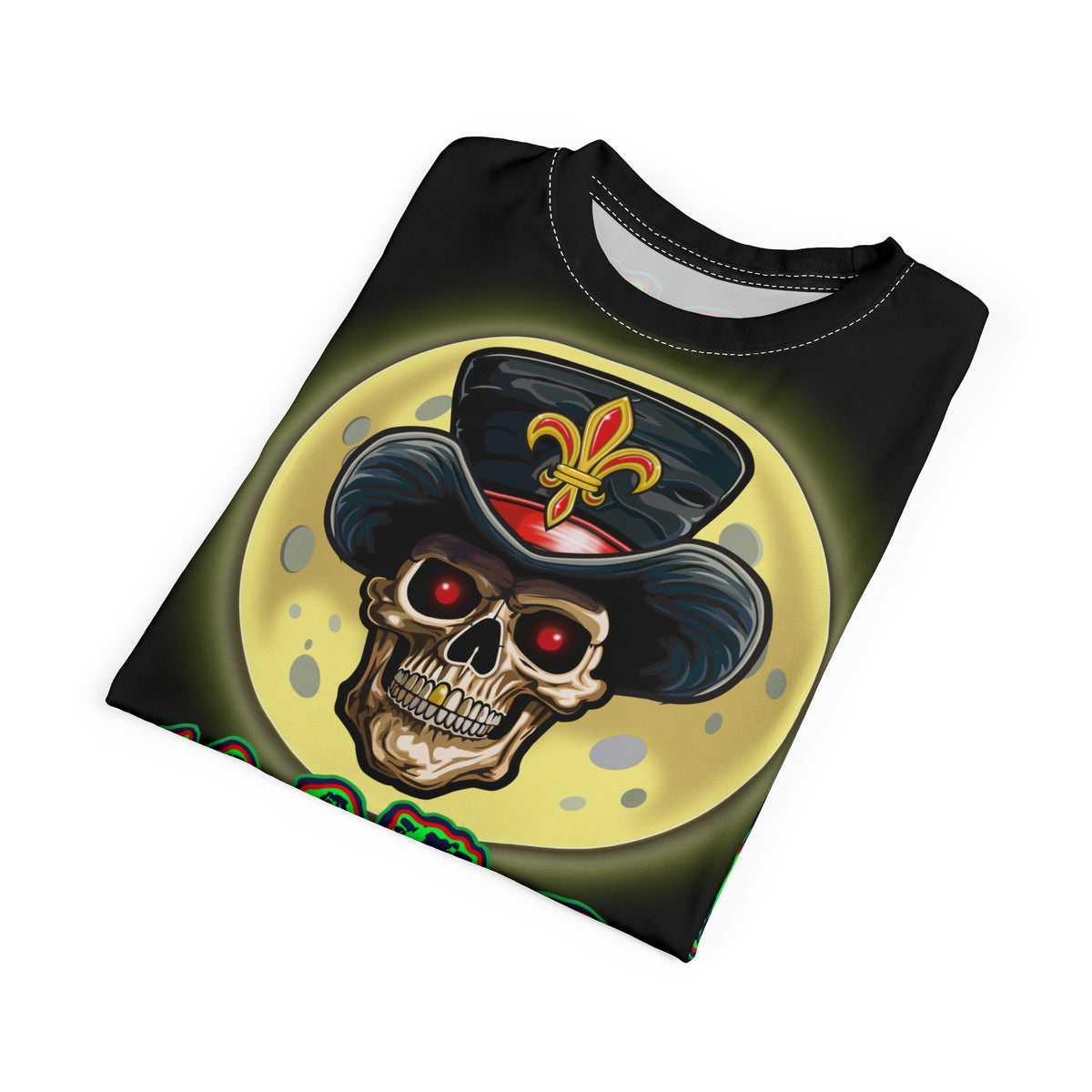 Voodoo Motorcycles HiViz Badass Super Tee, Unique Graphic Tee, Custom HiViZ Apparel