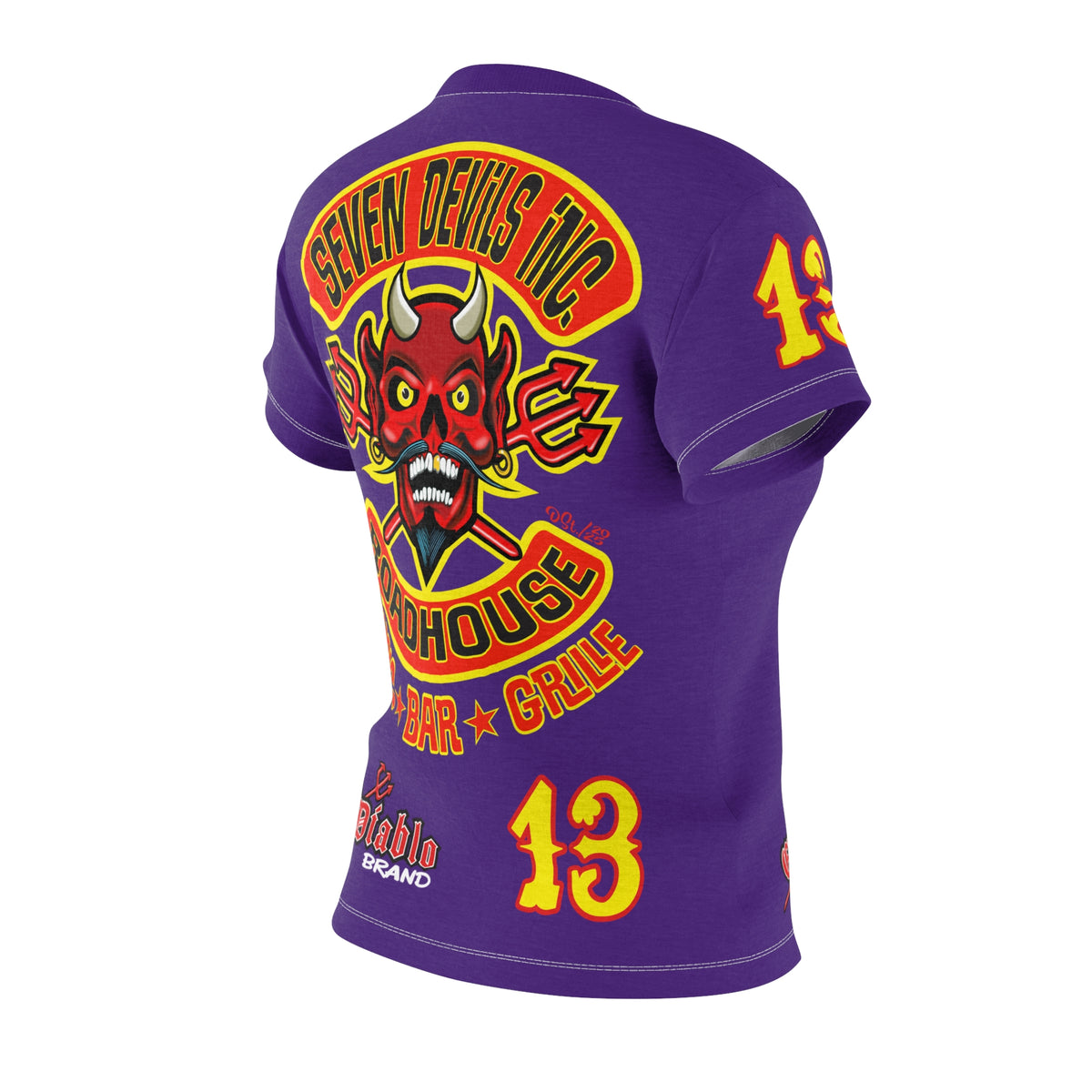 Women's Cut Seven Devils Roadhouse Graphic Tee — HiviZ Graphics