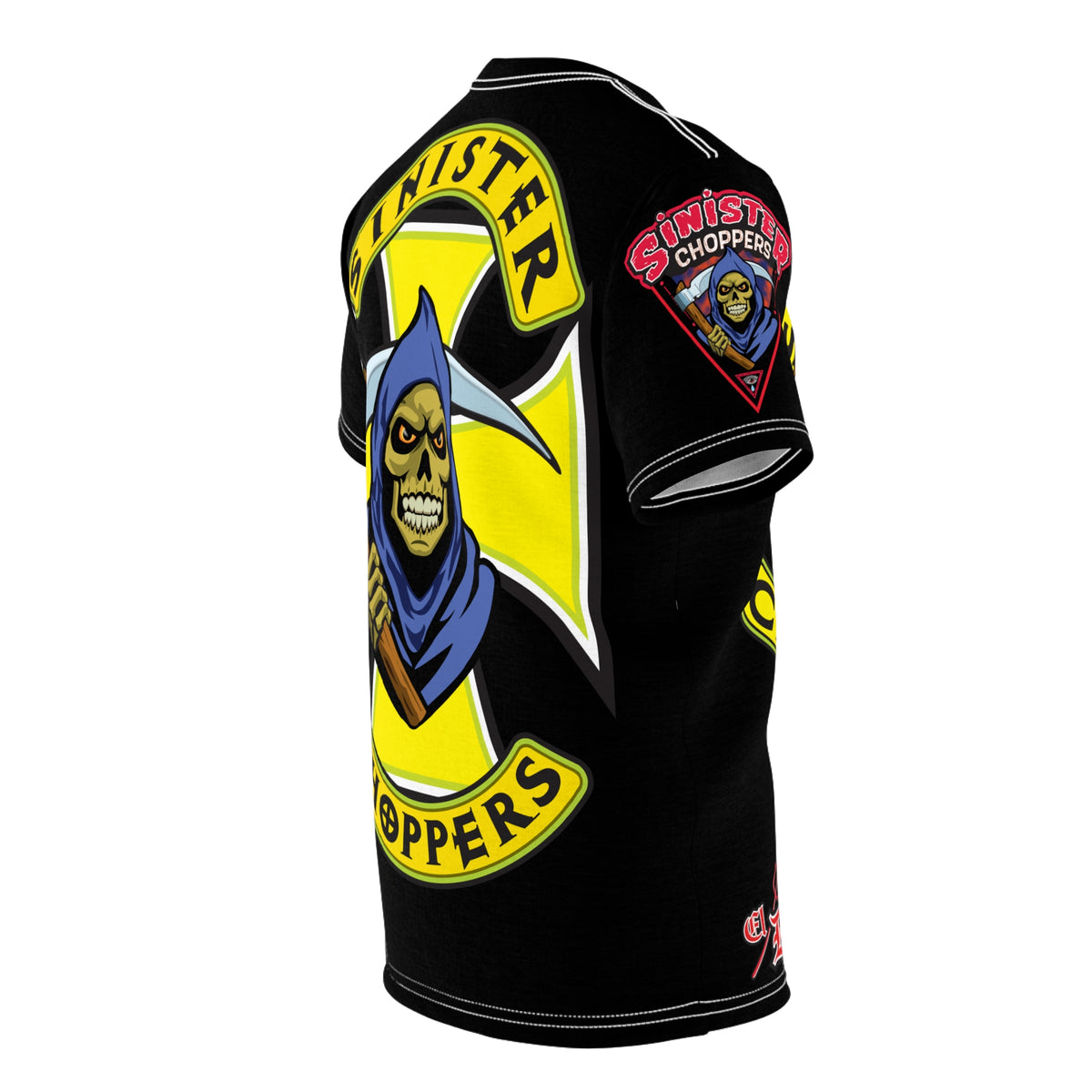 Sinister Choppers HiViz Custom Motorcycle Super Tee - High Performance Riding Wear