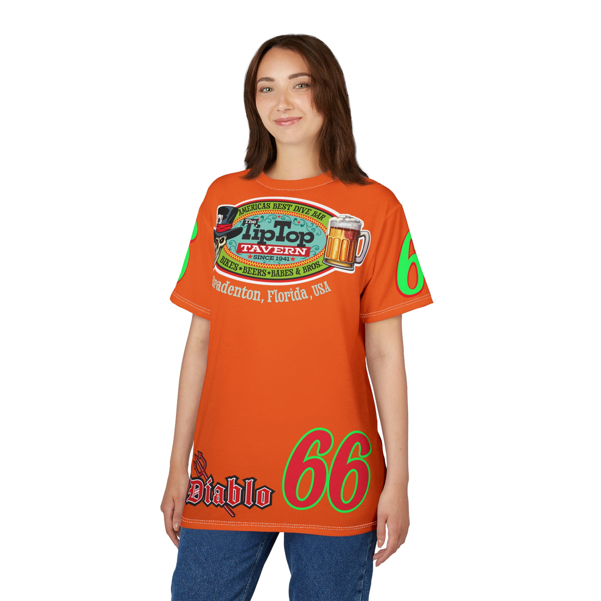 Tip Top Tavern Ace of Spades Super Tee - America's Best Dive Bar - Bikes Beers Babes & Bros.