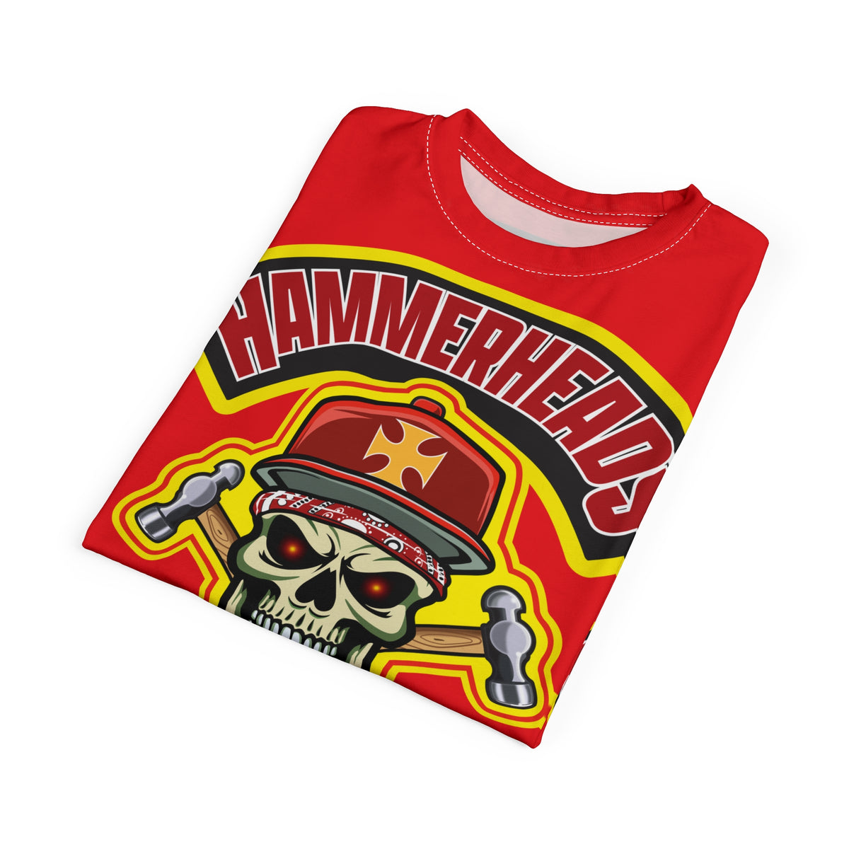 Hammerheads Union Local 13 HiViz Super Tee - Rough Tough Bad Attitude Motorcycle Riding Tee