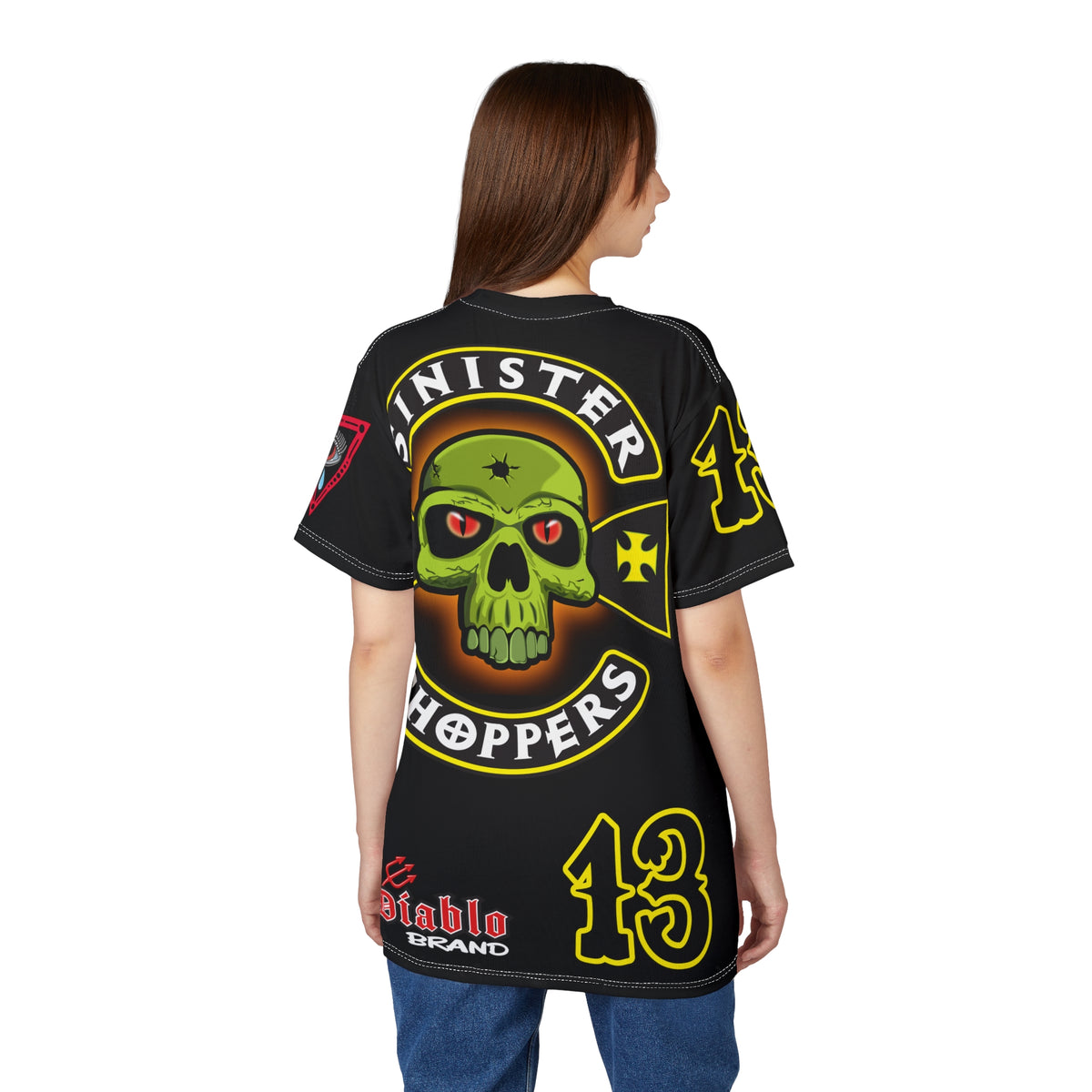 SRT Sinister Choppers  Super Riding Tee - Clean, Beautiful, Design - Outrageous Biker Gear