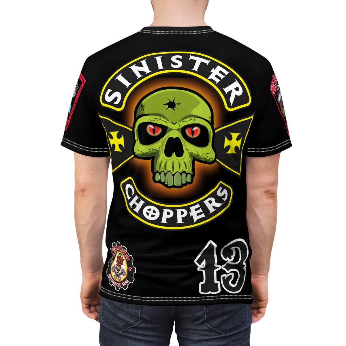 Sinister Choppers - BAD in BLACK Super Tee - Spectacular Custom Motorcycle Riding Gear