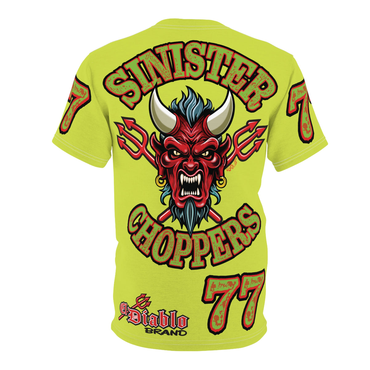 VERY Special HIVIZ Sinister Choppers MR GREEN SUPER T— Ride Cool, Look Cool in our Best Super Tee