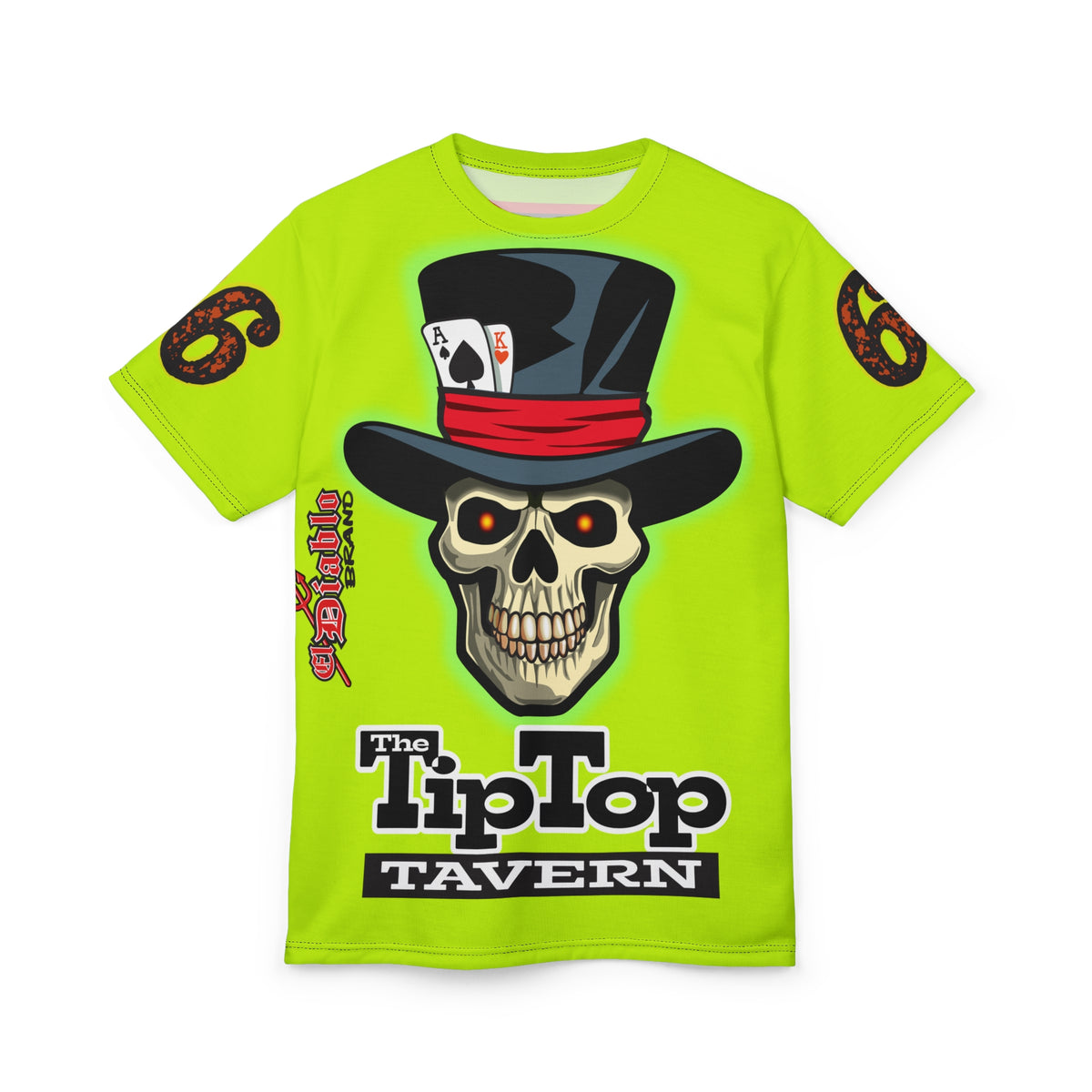 Very Special Tip Top Tavern Dive Bar HiViz Lumina Super Tee (*Limited Edition) - America's Best Dive Bar, Bikes Beers Babes & Bros. - Honouring Biker Bar Tee