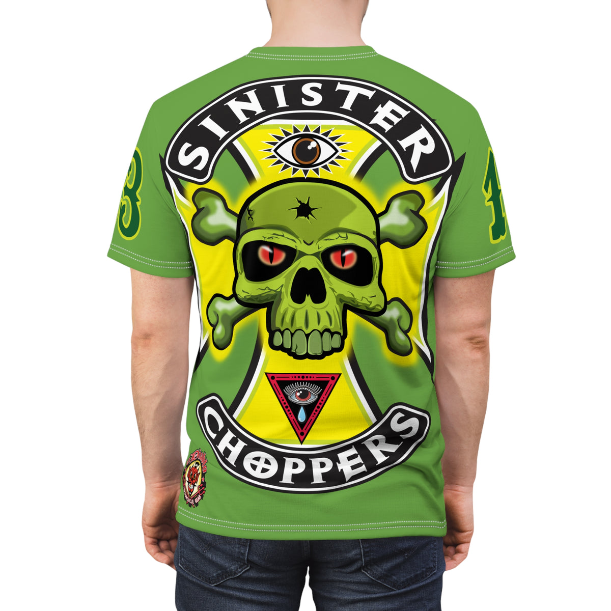 Sinnister Choppers FHiViz HiViz Motorcycle Riders Super Tee