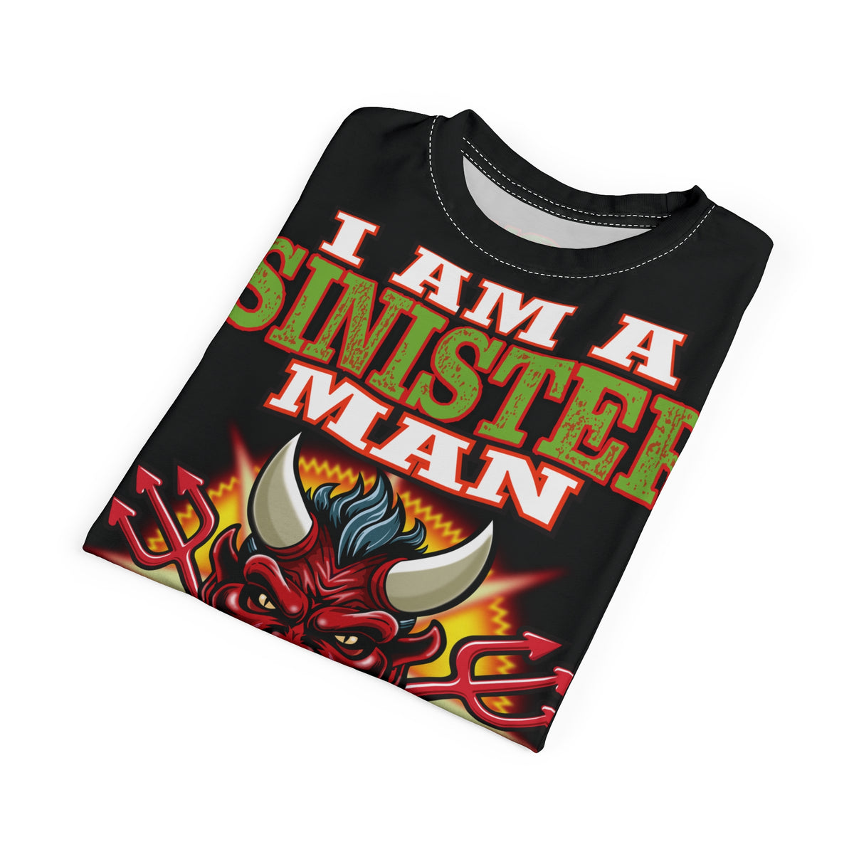 Sinister Choppers SINISTER MAN SPECIAL MIDNIGHT EDITION SUPER TEE— Ride Cool, Look Cool in our Best Super Tee
