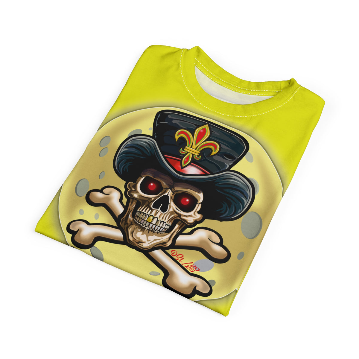 VERY Special HIVIZ Voodoo Customs Graphic Super Tee –  Edgy Style Riding Tee for Bikers