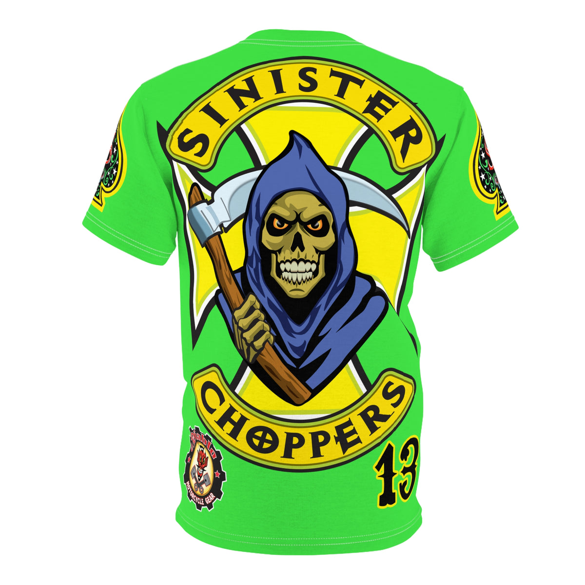 VERY SPECIAL  Sinister Choppers Custom Motorcycles - Custom  HiViZ LUMINA  Super Riding Tee - High Performance Riding Wear