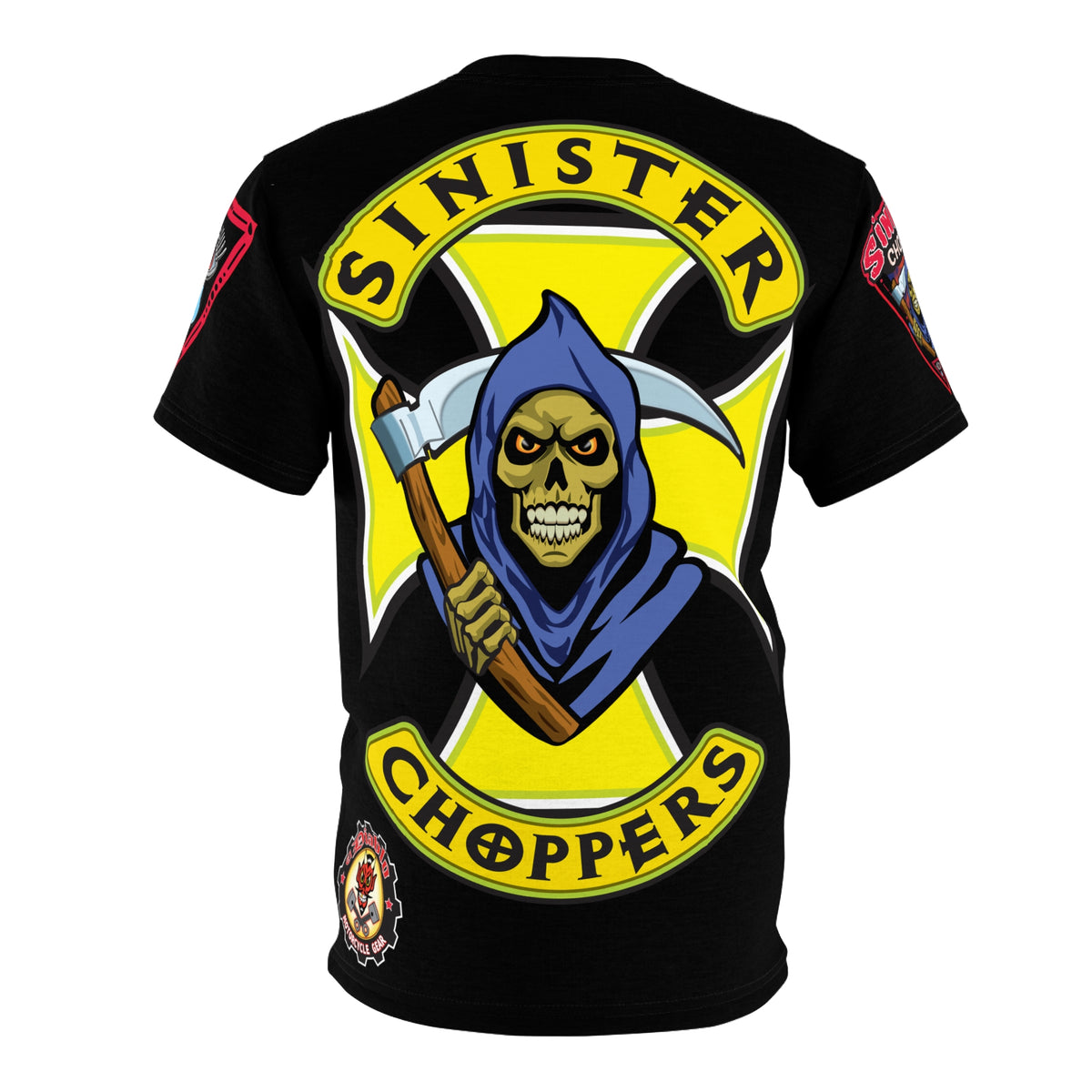 Sinister Choppers HiViz Custom Motorcycle Super Tee - High Performance Riding Wear