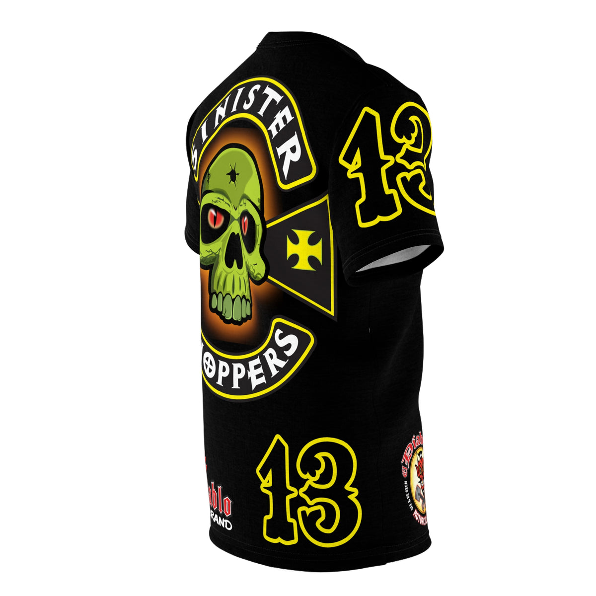 SRT Sinister Choppers  Super Riding Tee - Clean, Beautiful, Design - Outrageous Biker Gear
