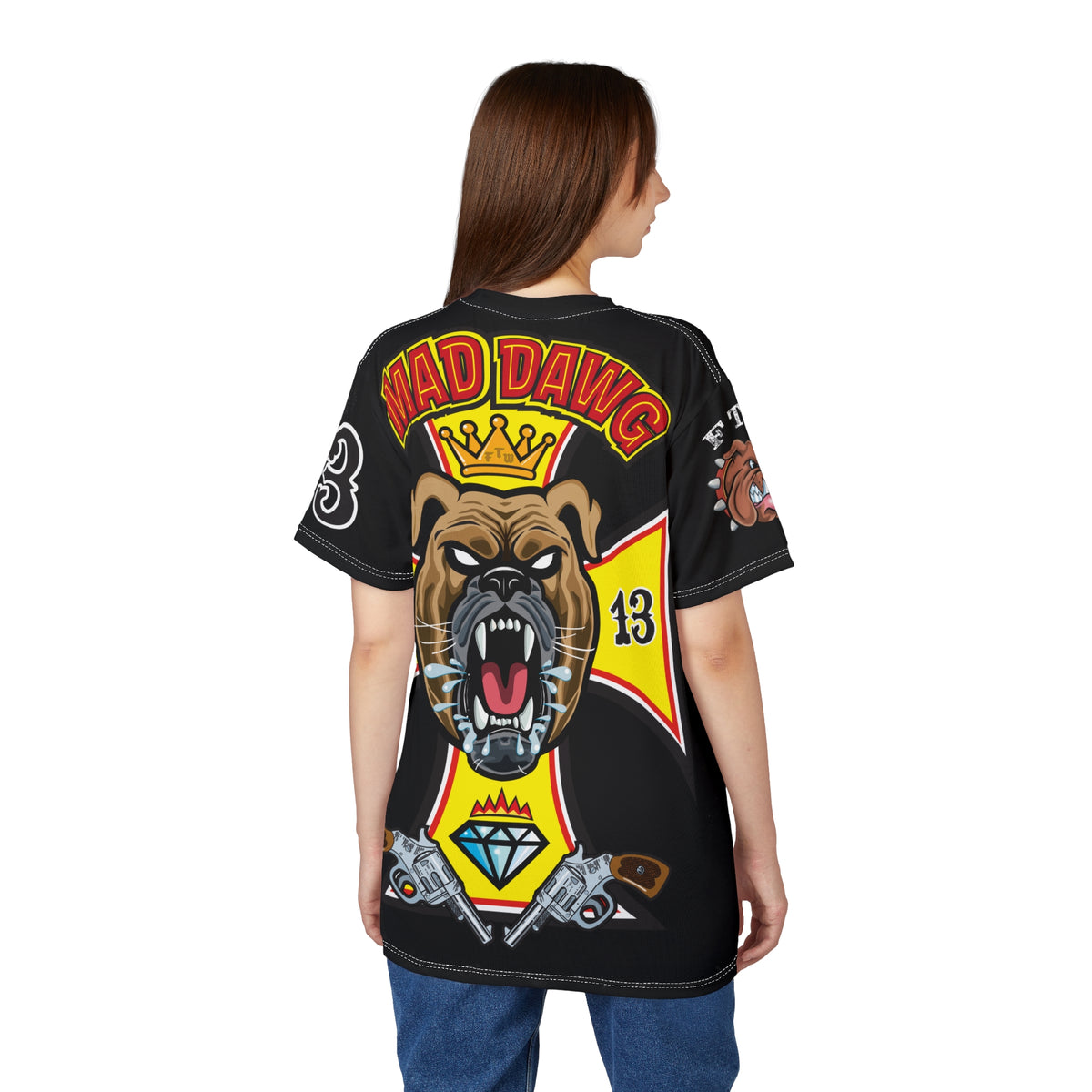 Mad Dawg Customs HiViz Super Tee - Hardcore Biker Threads