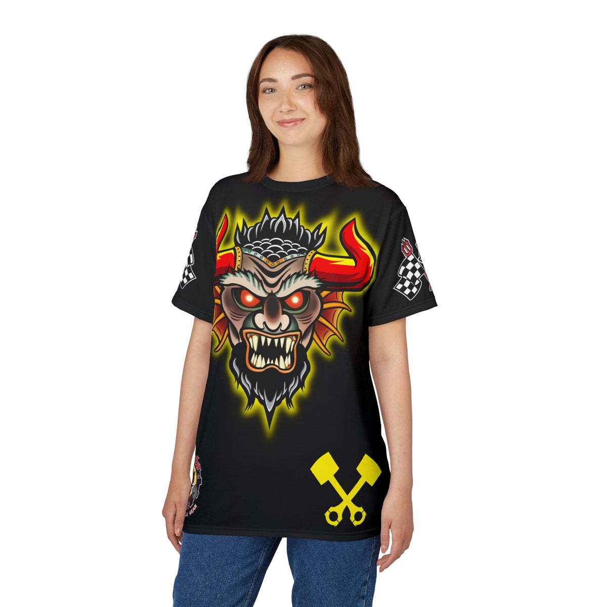 Speed Demon HiViz Custom Motorcycle Super Tee