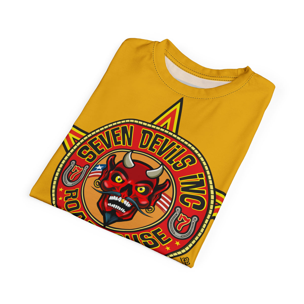 Seven Devils Inc. Roadhouse HiViz Graphic Tee - Motorcycle Custom Riding Super Tee