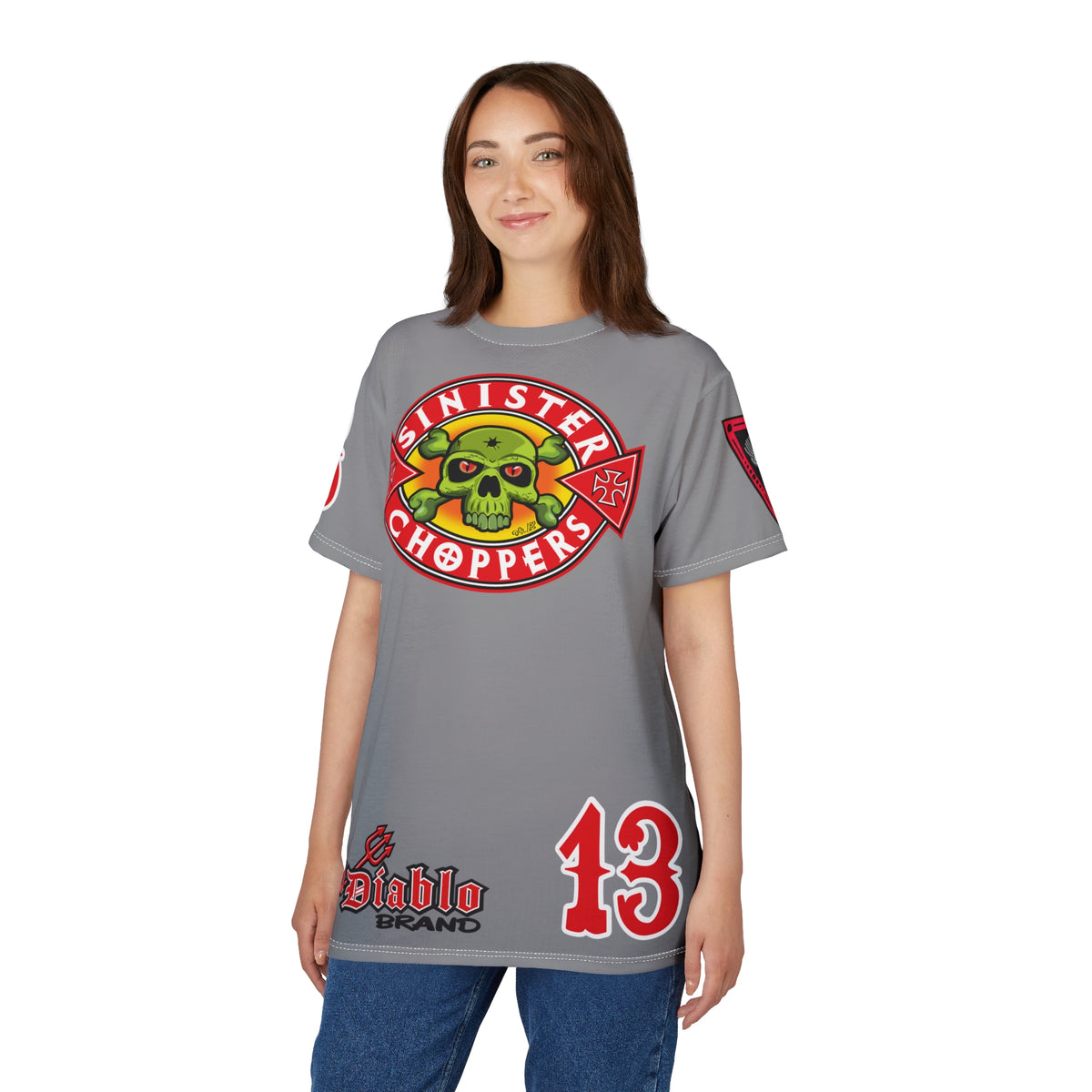 SRT Sinister Choppers  Super Tee - Clean, Beautiful, Design - Outrageous Biker Gear