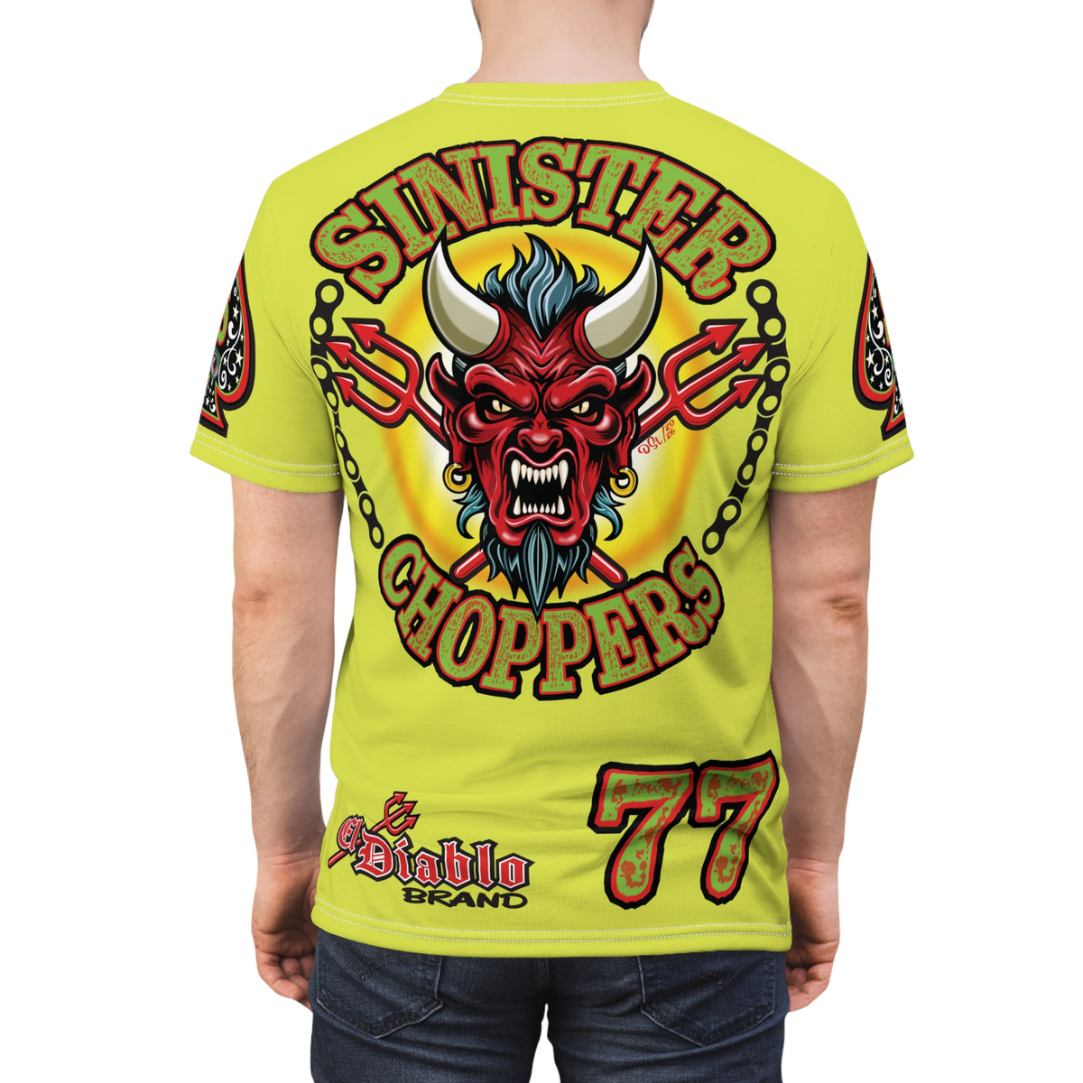VERY Special HIVIZ Sinister Choppers  SUPER TEE— Ride Cool, Look Cool in our Best Super Tee