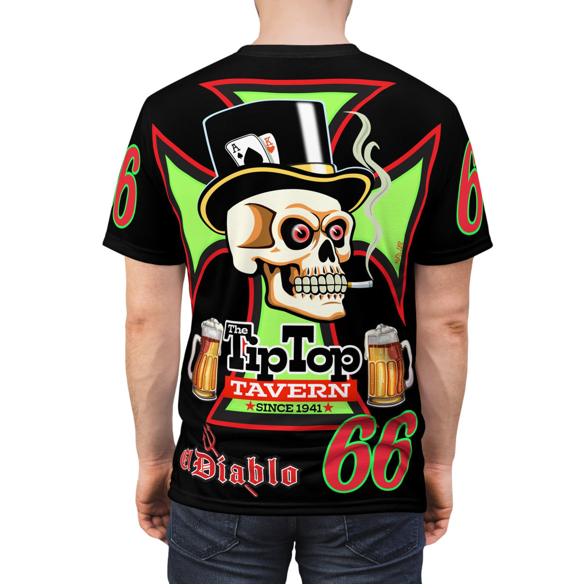 Tip Top Tavern Dive Bar Super Tee - America's Best Dive Bar, Bikes Beers Babes & Bros. - Biker Bar Tee