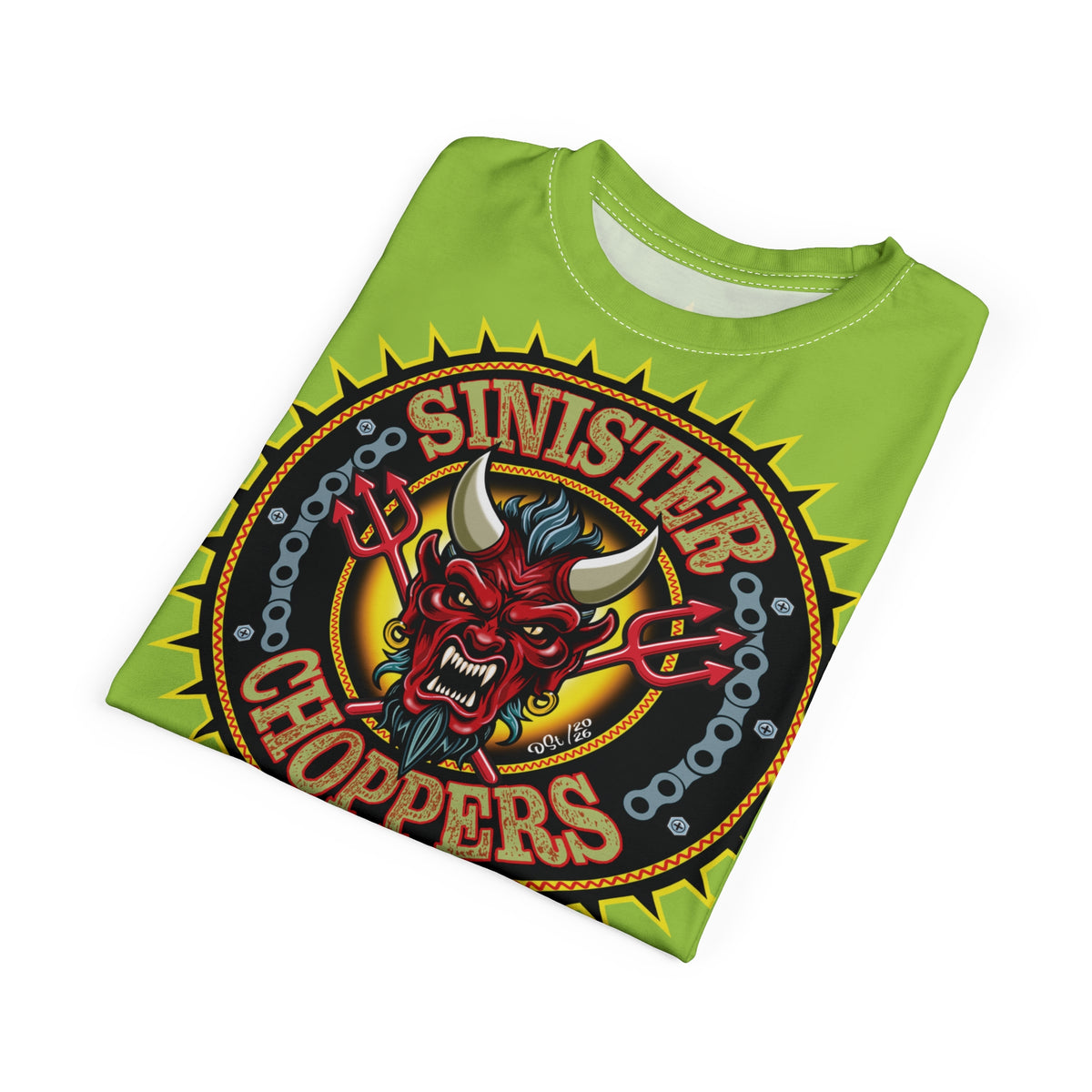 VERY Special HIVIZ Sinister Choppers BIG D SUPER T— Ride Cool Look Cool in our Best Super Tee