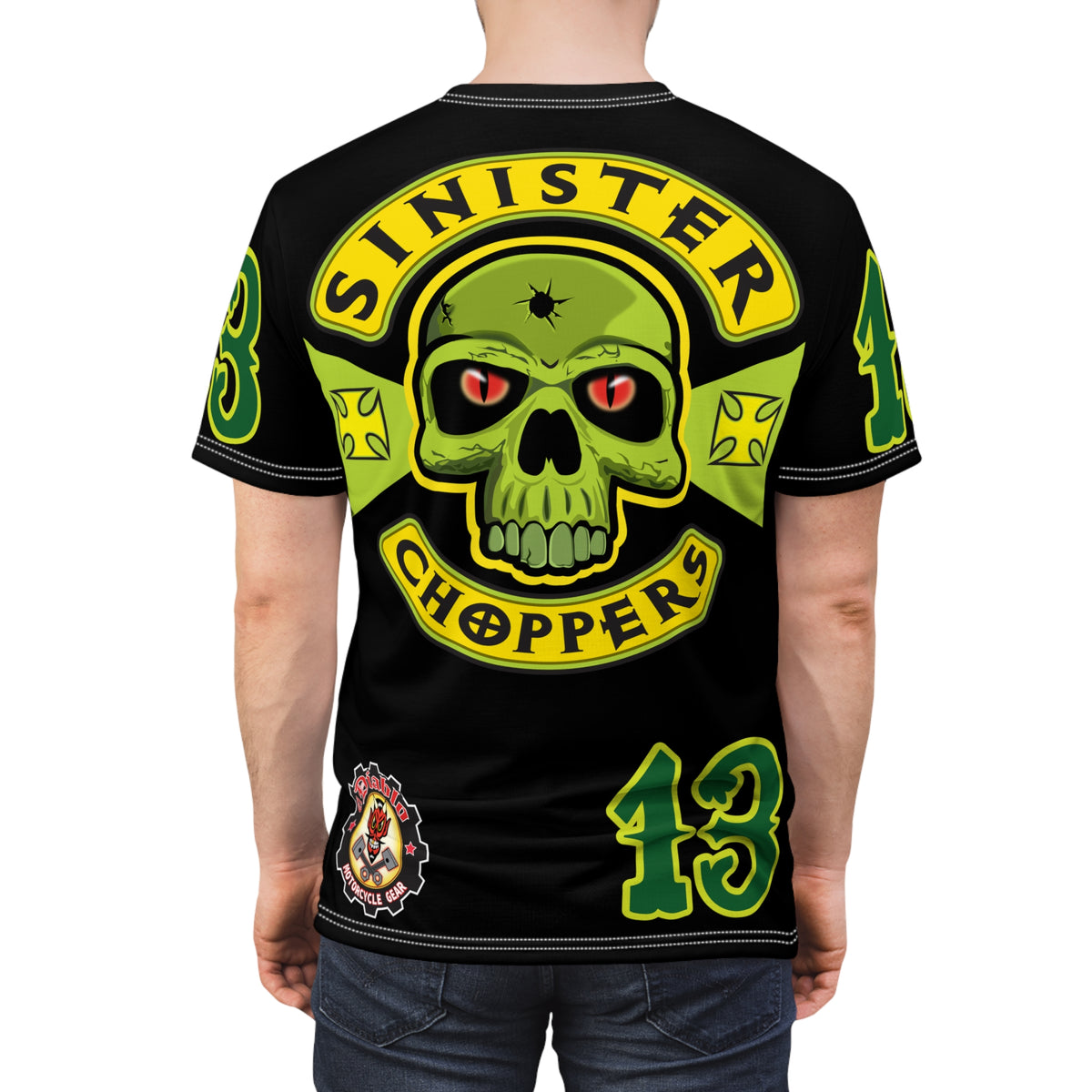Sinister Choppers - HiViZ Super Tee - Spectacular Custom Motorcycle Riding Gear