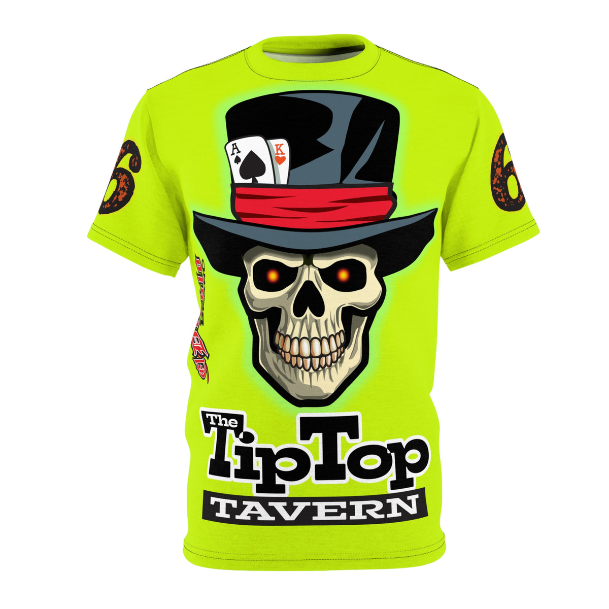 Very Special Tip Top Tavern Dive Bar HiViz Lumina Super Tee (*Limited Edition) - America's Best Dive Bar, Bikes Beers Babes & Bros. - Honouring Biker Bar Tee