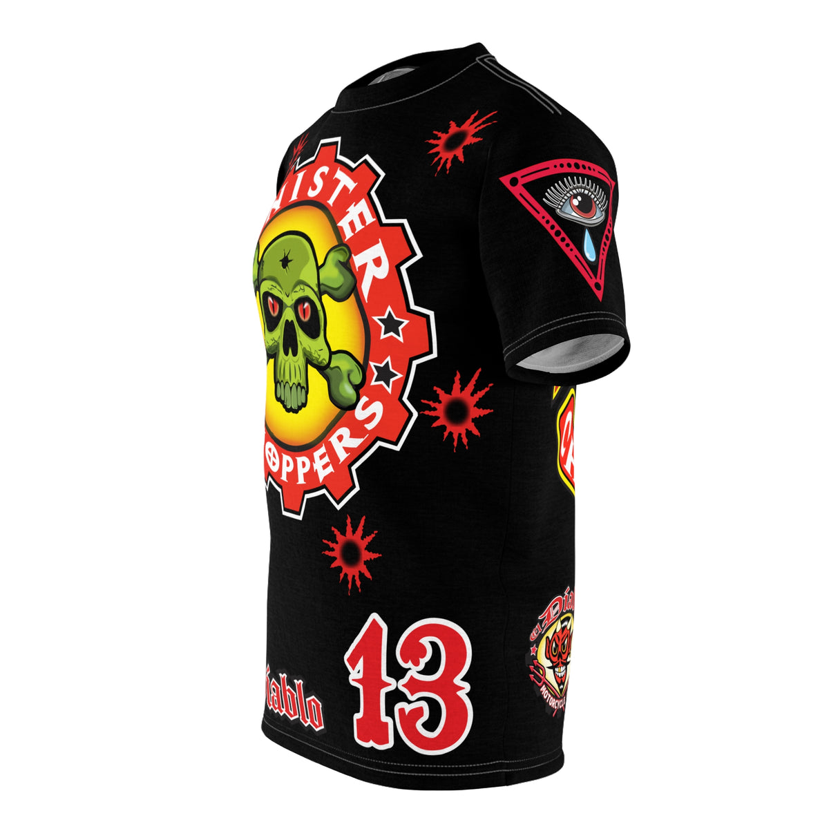 Sinister Choppers HiViz Bad Attitude Super Tee