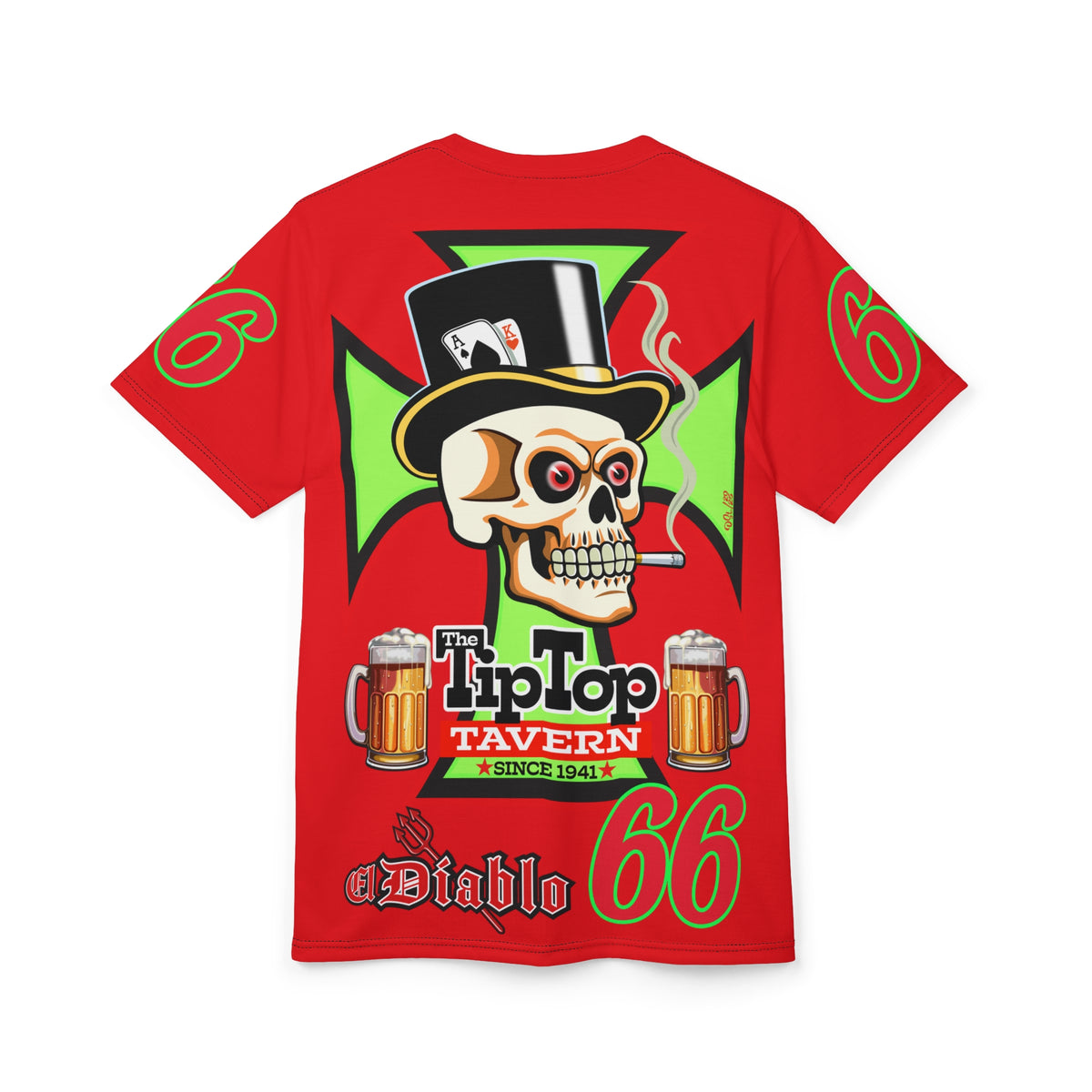 Tip Top Tavern Dive Bar Super Tee - America's Best Dive Bar, Bikes Beers Babes & Bros. - Biker Bar Tee
