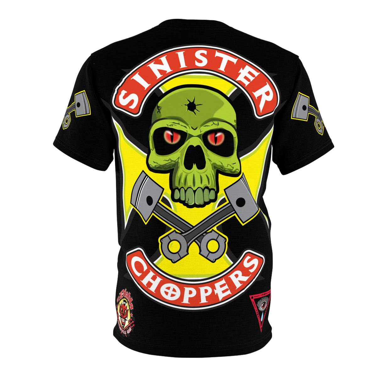 Sinister Choppers HiViz Super Cool Performance Riding Tee Shirt